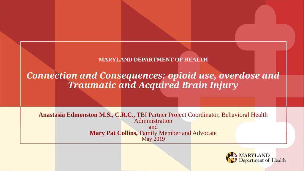 Connection and Consequences: opioid use, overdose - slide 1 of 44