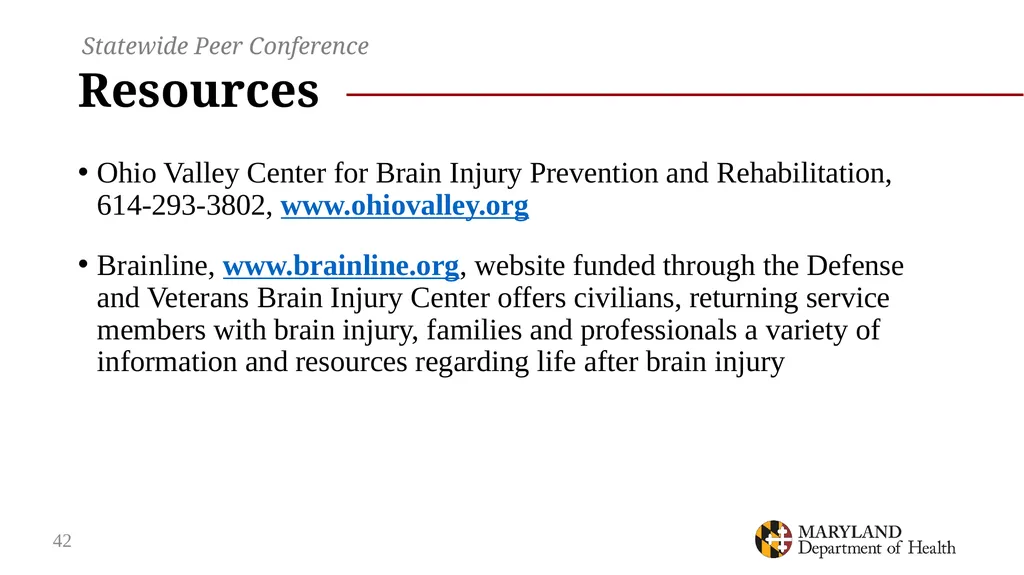 Connection and Consequences: opioid use, overdose - slide 42 of 44