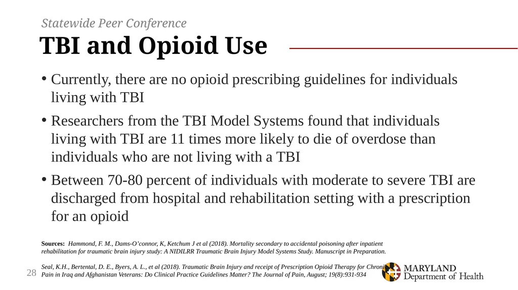 Connection and Consequences: opioid use, overdose - slide 28 of 44