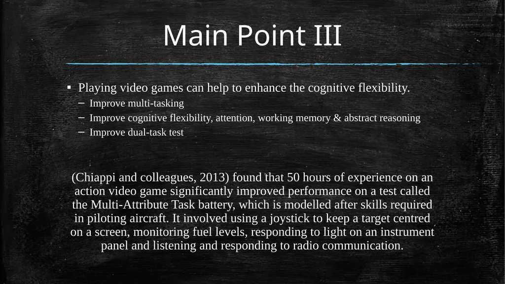 PLAYING VIDEO GAMES Prepared by: Brolin Peter - slide 5 of 6