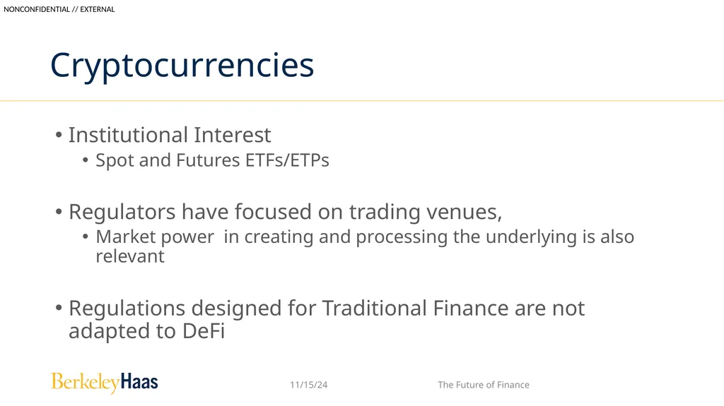 DeFi: Hope or Hype? Quite a bit for regulators to - slide 2 of 14