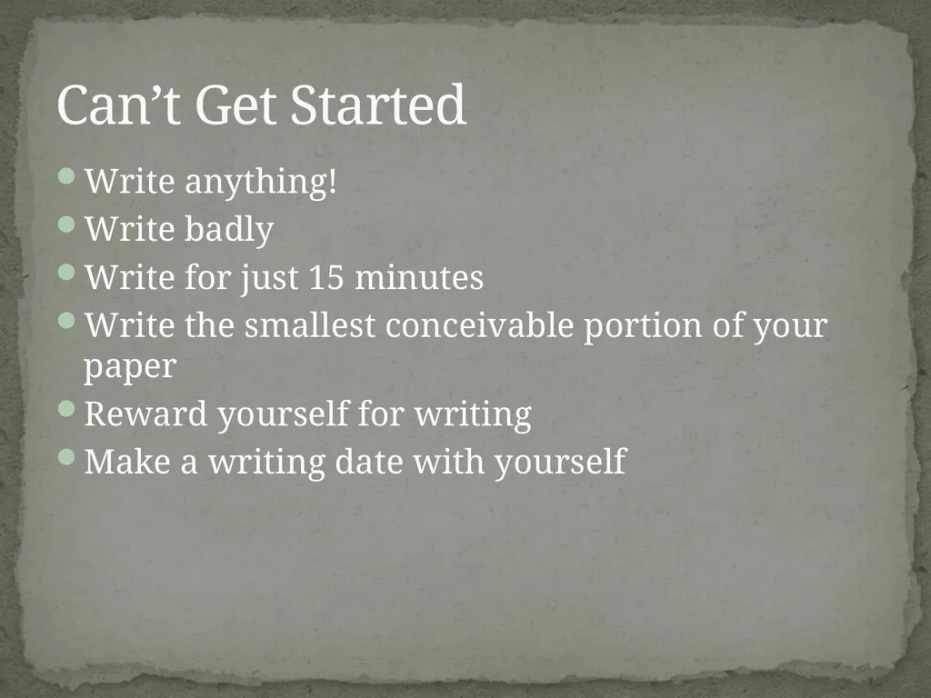 Melissa McMullin, Psy.D. MCAPS Writer’s Block No - slide 6 of 12
