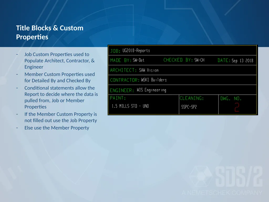 Steve Wisniewski – SDS/2 Matt Bailey – Connected - slide 9 of 20