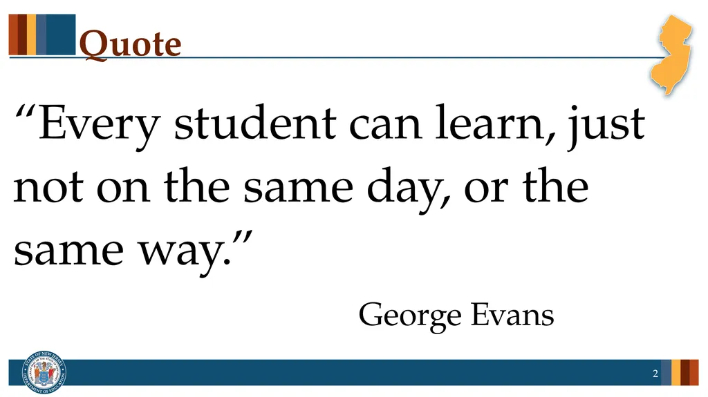 Professional Learning series: New Jersey Tiered - slide 2 of 26