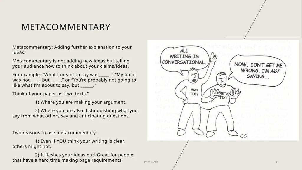 Academic Writing Doesn't Mean setting Aside your - slide 11 of 19