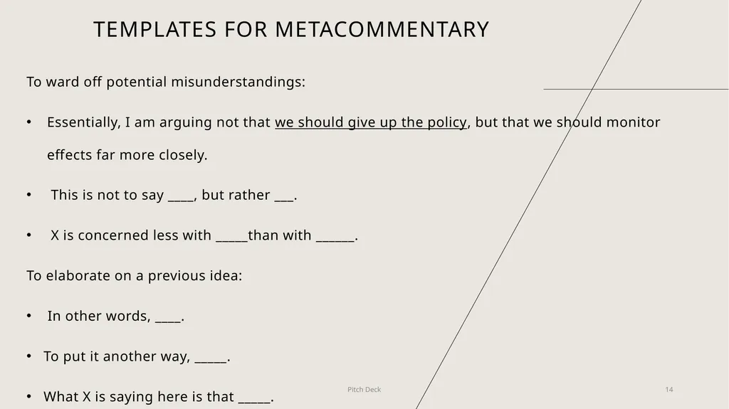 Academic Writing Doesn't Mean setting Aside your - slide 14 of 19