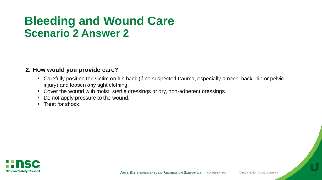 Case Scenarios for Customizing Your Training These - slide 10 of 56