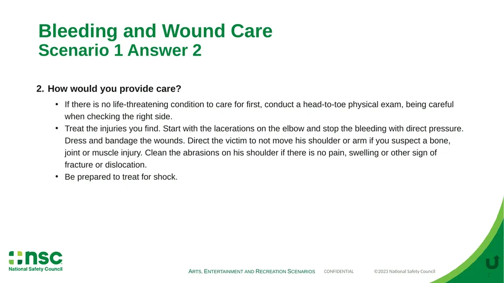 Case Scenarios for Customizing Your Training These - slide 7 of 56
