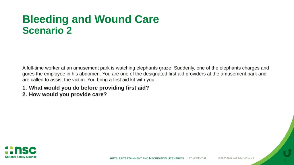 Case Scenarios for Customizing Your Training These - slide 8 of 56