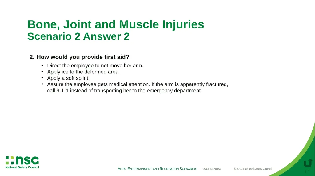 Case Scenarios for Customizing Your Training These - slide 17 of 56