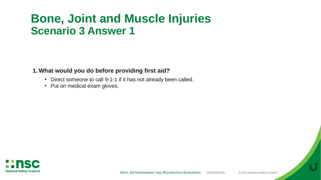 Case Scenarios for Customizing Your Training These - slide 19 of 56