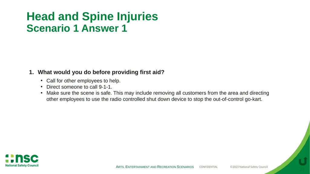 Case Scenarios for Customizing Your Training These - slide 23 of 56