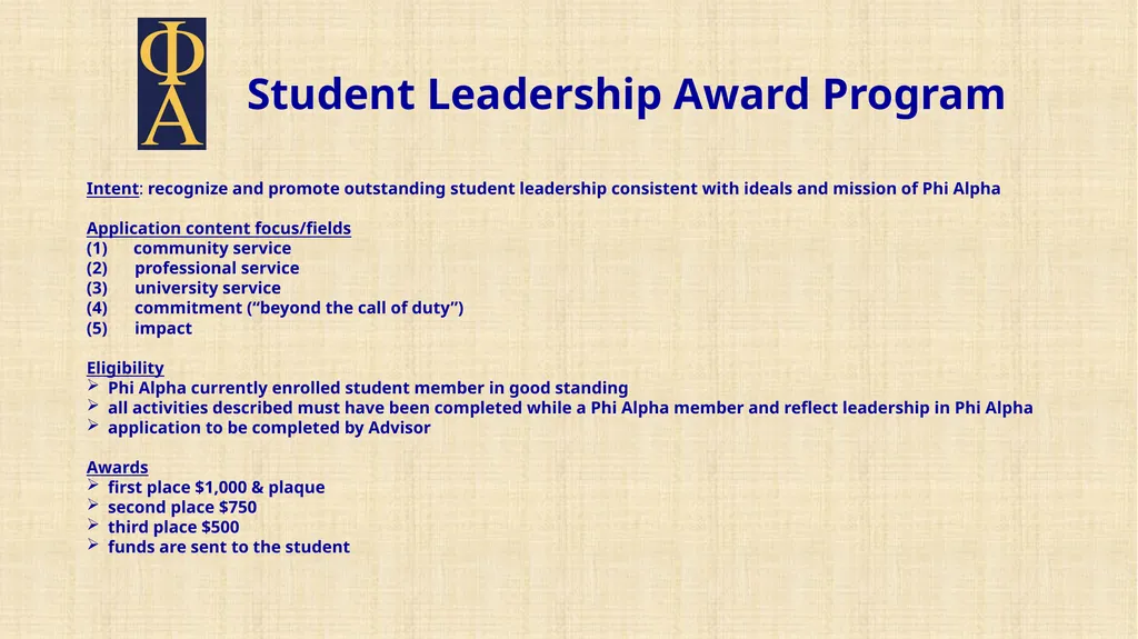 Phi Alpha Award Programs Paul Baggett, PhD, LCSW - slide 5 of 12