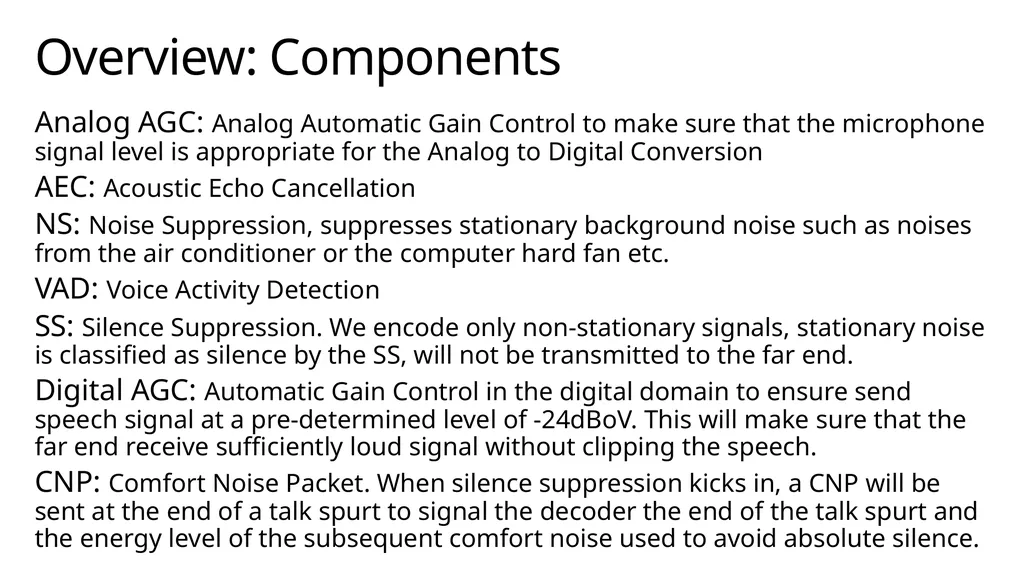 Media stack deep dive Module Overview Overview of - slide 7 of 43