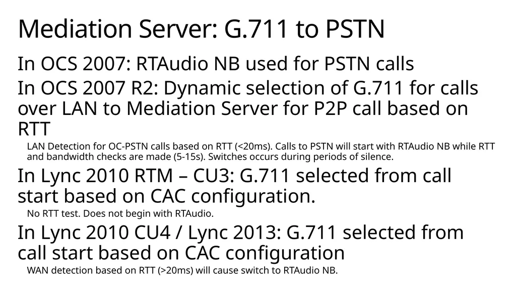 Media stack deep dive Module Overview Overview of - slide 40 of 43