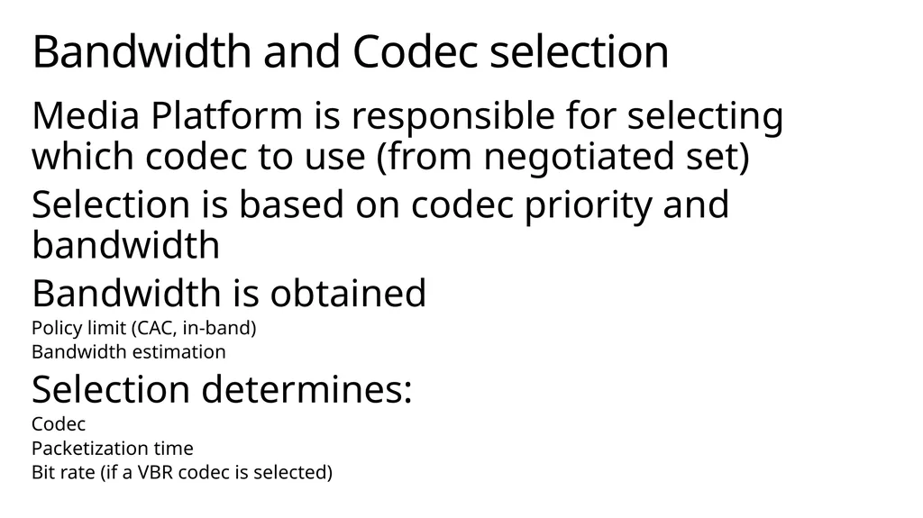 Media stack deep dive Module Overview Overview of - slide 38 of 43