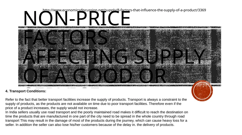 Supply Producer decision Students will be able to - slide 11 of 50
