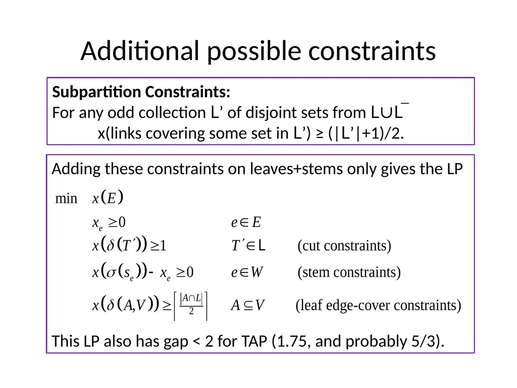 LP-Relaxations for Tree Augmentation Guy Kortsarz - slide 17 of 30