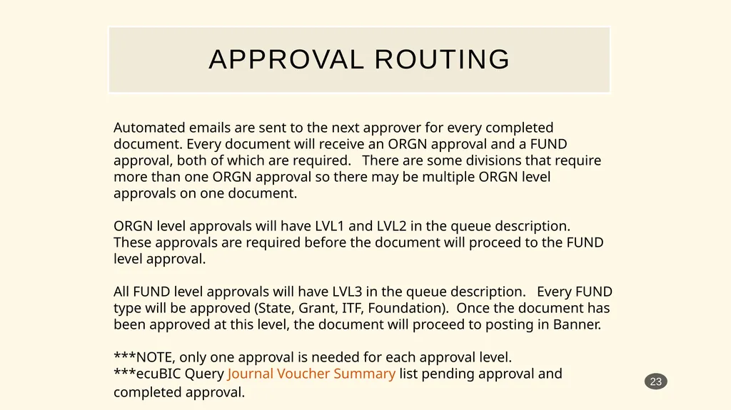 Banner Admin Pages journal entry training - slide 23 of 41