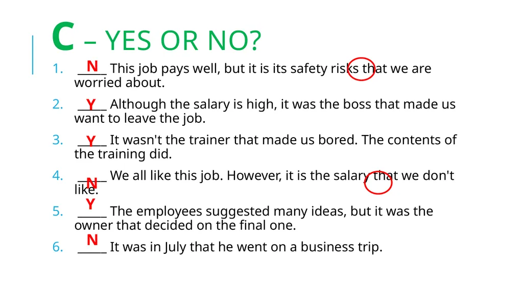 Language expansion & grammar Unit 11 – CAREERS - slide 13 of 18