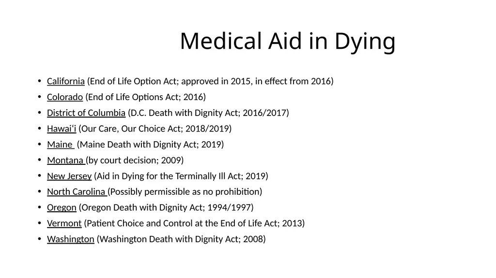 Medical Aid in Dying Should be a Last Resort - slide 28 of 59