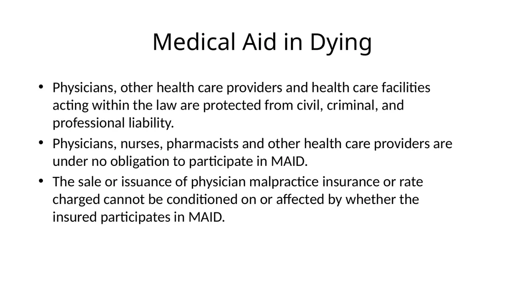 Medical Aid in Dying Should be a Last Resort - slide 38 of 59