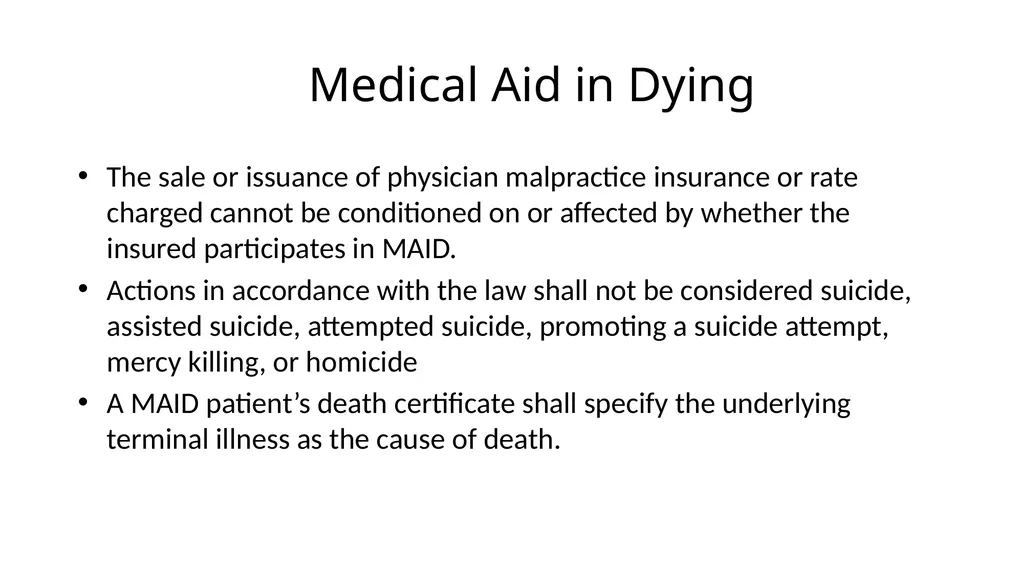 Medical Aid in Dying Should be a Last Resort - slide 41 of 59
