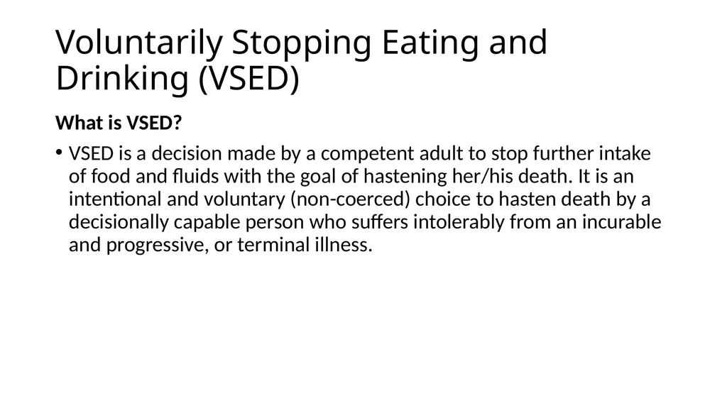 Medical Aid in Dying Should be a Last Resort - slide 6 of 59