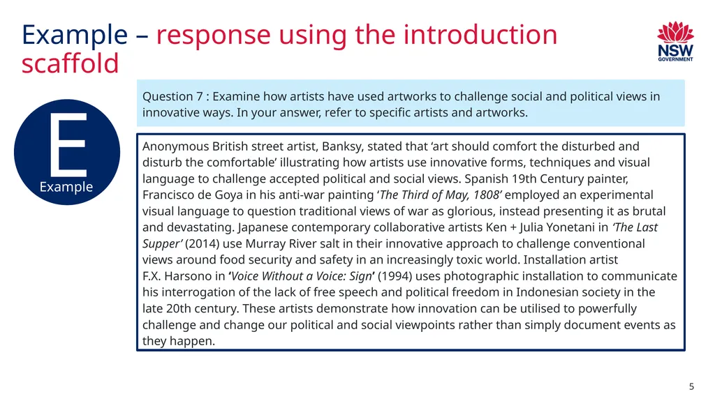 LEAP! Level up your skills in section II– writing - slide 5 of 8