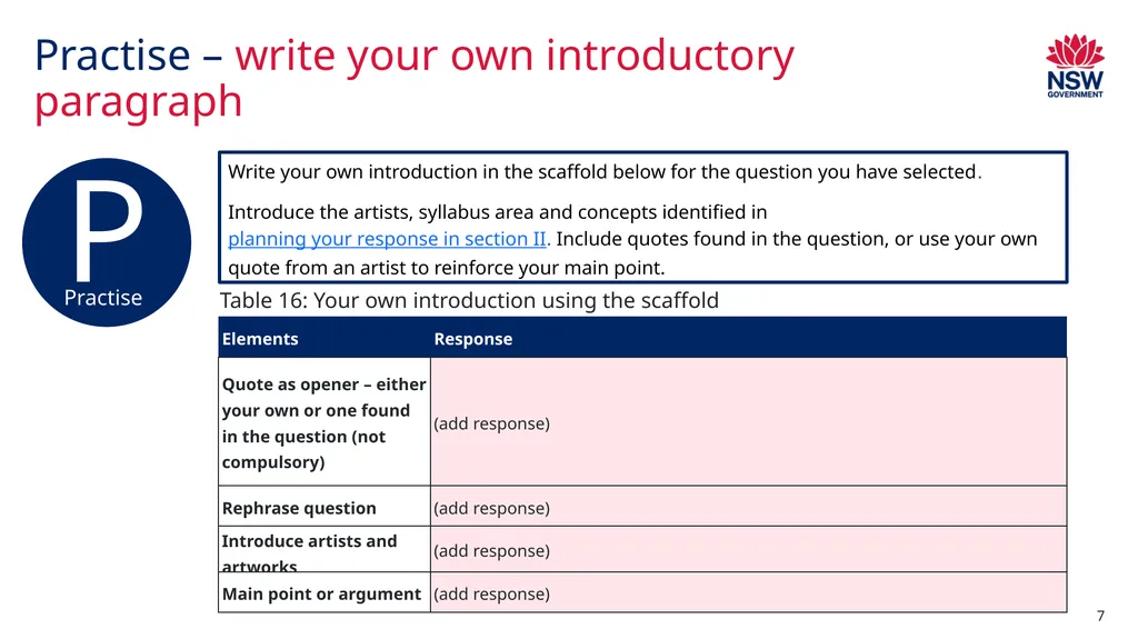 LEAP! Level up your skills in section II– writing - slide 7 of 8