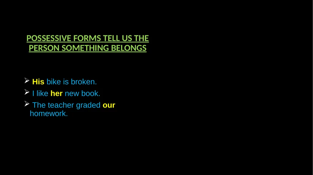 WHO WHOM WHOSE SUBJECTS, OBJECTS AND POSSESSIVE - slide 4 of 14