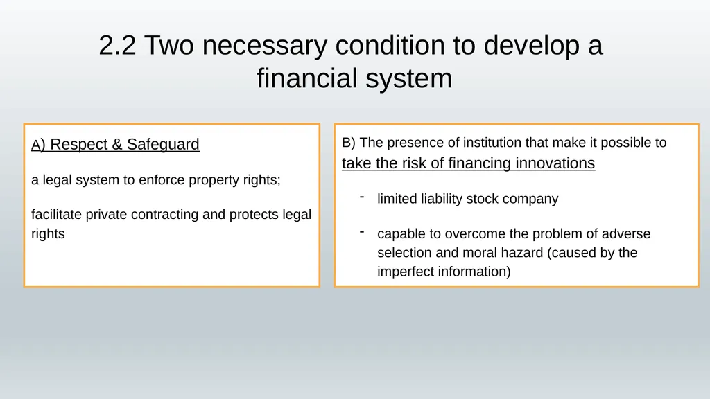 Finance and Development Is Schumpeter’s analysis - slide 7 of 14