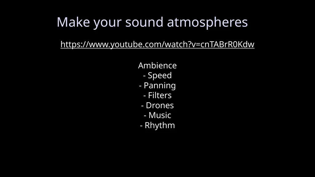 Horror Sound Effects and Techniques Τρίτη 18/03 - slide 20 of 20