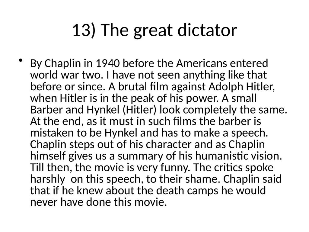 60 FILMS THAT CHANGED CINEMA. REMARK: I GOT TO 60 - slide 16 of 68