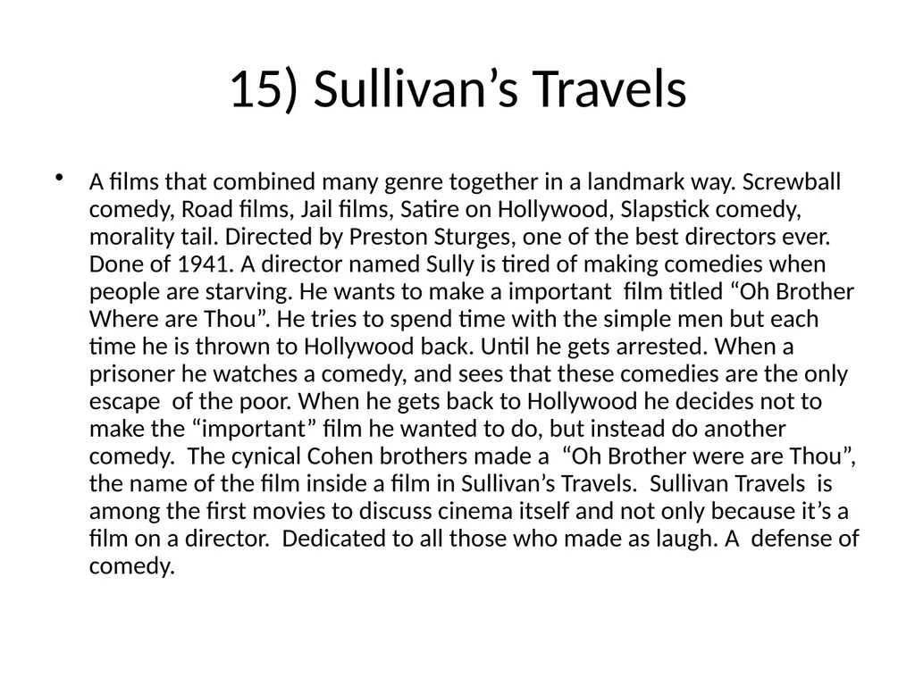 60 FILMS THAT CHANGED CINEMA. REMARK: I GOT TO 60 - slide 18 of 68