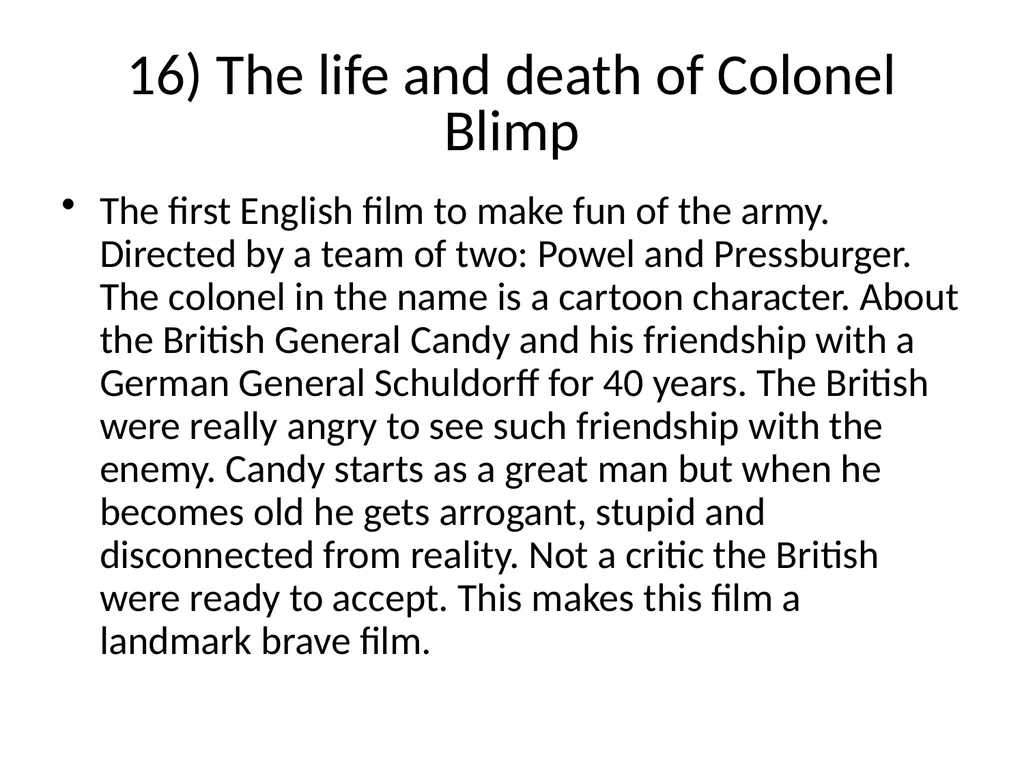 60 FILMS THAT CHANGED CINEMA. REMARK: I GOT TO 60 - slide 19 of 68
