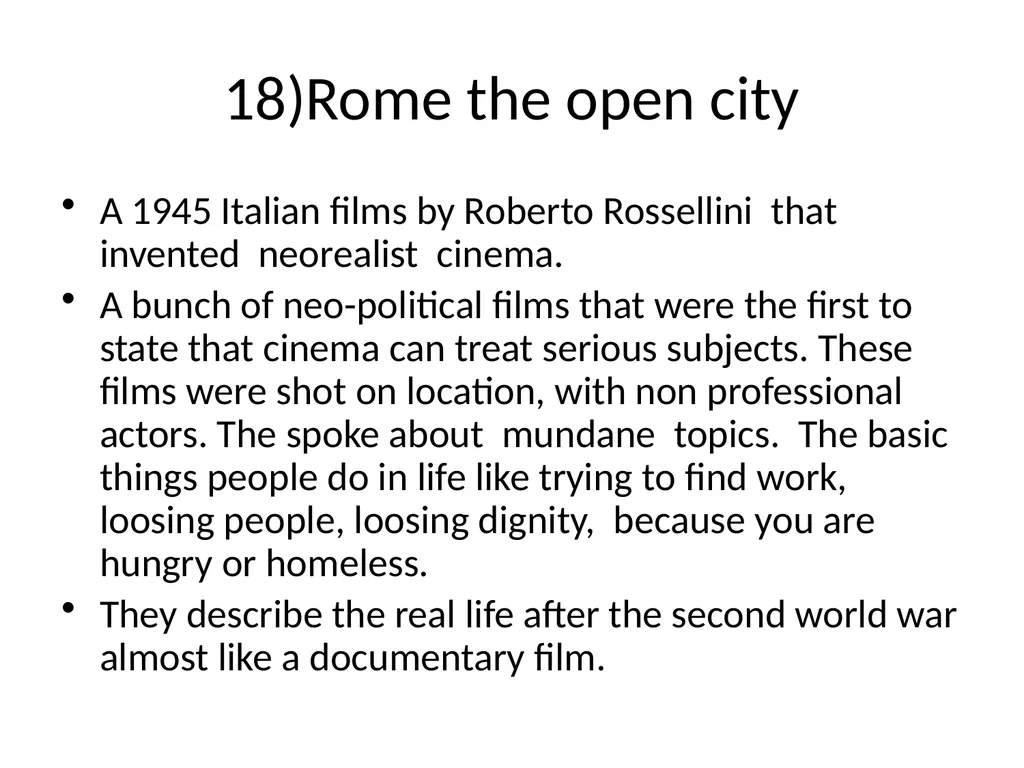 60 FILMS THAT CHANGED CINEMA. REMARK: I GOT TO 60 - slide 21 of 68