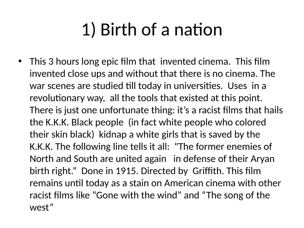 60 FILMS THAT CHANGED CINEMA. REMARK: I GOT TO 60 - slide 2 of 68