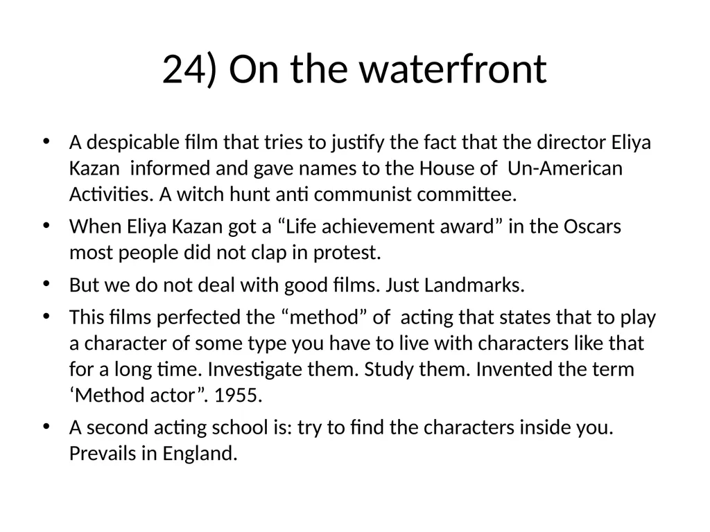 60 FILMS THAT CHANGED CINEMA. REMARK: I GOT TO 60 - slide 28 of 68