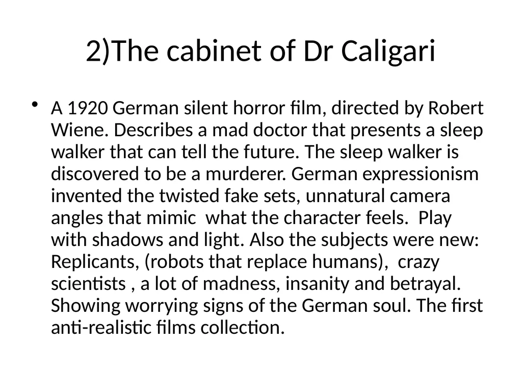60 FILMS THAT CHANGED CINEMA. REMARK: I GOT TO 60 - slide 3 of 68