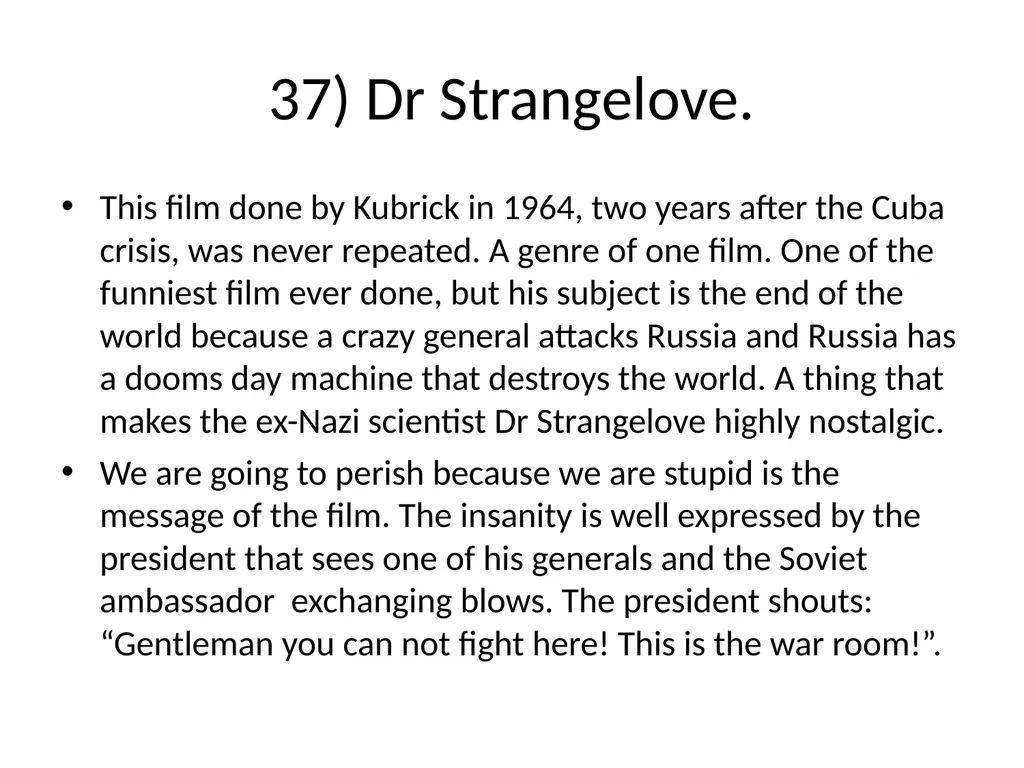 60 FILMS THAT CHANGED CINEMA. REMARK: I GOT TO 60 - slide 43 of 68