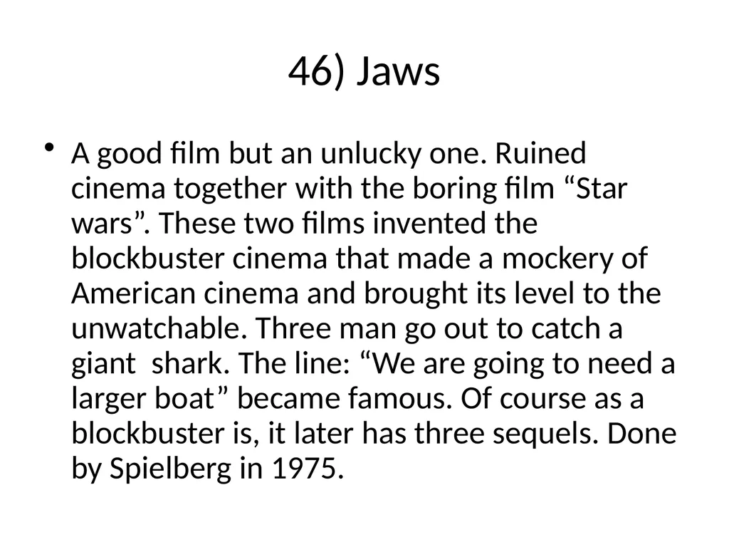 60 FILMS THAT CHANGED CINEMA. REMARK: I GOT TO 60 - slide 52 of 68