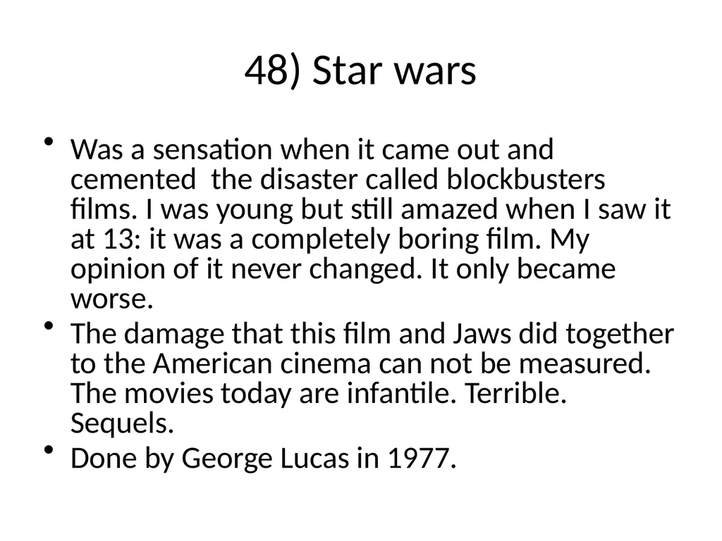 60 FILMS THAT CHANGED CINEMA. REMARK: I GOT TO 60 - slide 54 of 68
