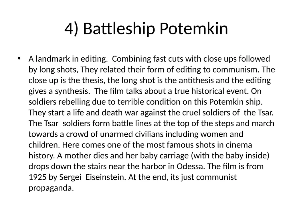 60 FILMS THAT CHANGED CINEMA. REMARK: I GOT TO 60 - slide 5 of 68