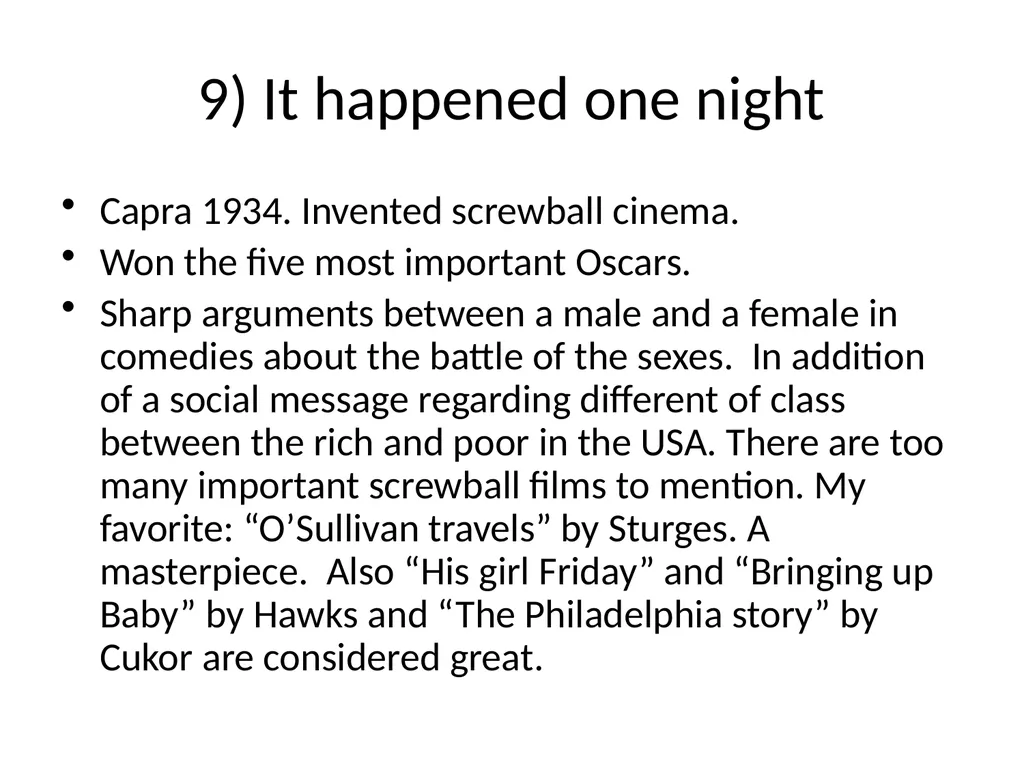 60 FILMS THAT CHANGED CINEMA. REMARK: I GOT TO 60 - slide 12 of 68