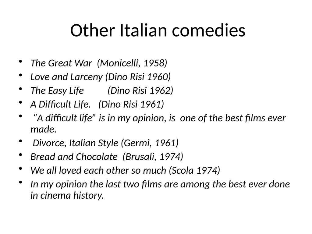 60 FILMS THAT CHANGED CINEMA. REMARK: I GOT TO 60 - slide 32 of 68