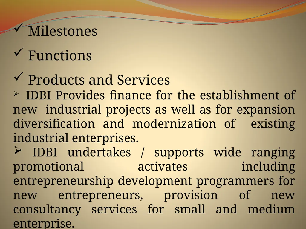 Industrial Development Bank of India (IDBI) - slide 5 of 36