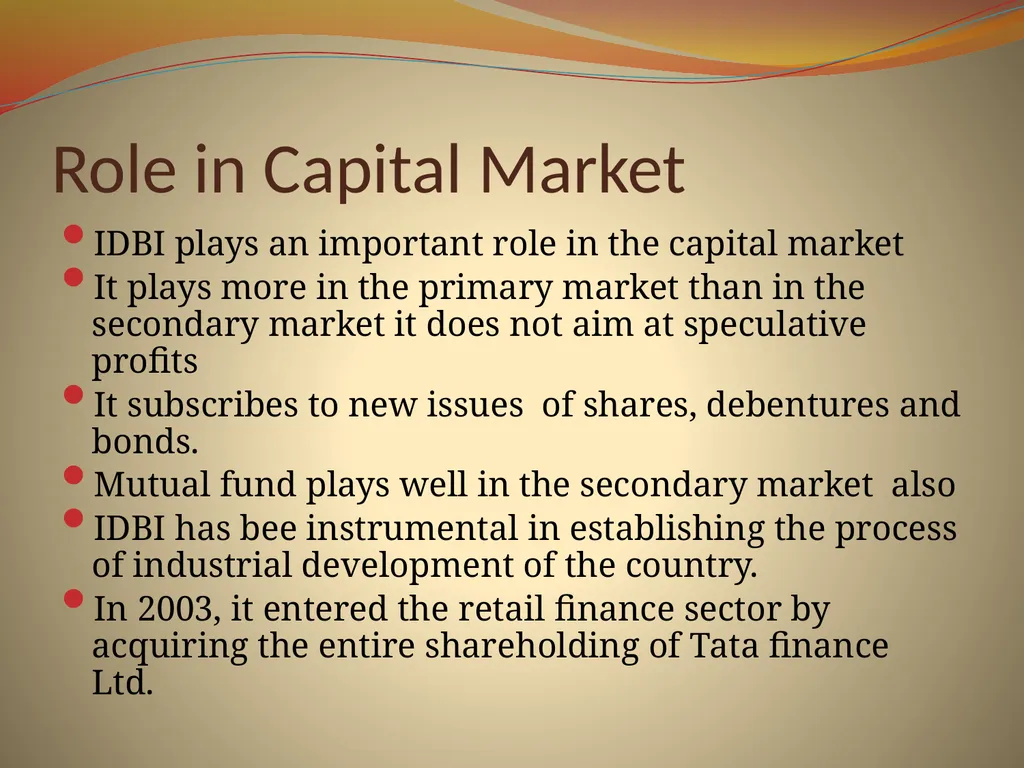 Industrial Development Bank of India (IDBI) - slide 2 of 36