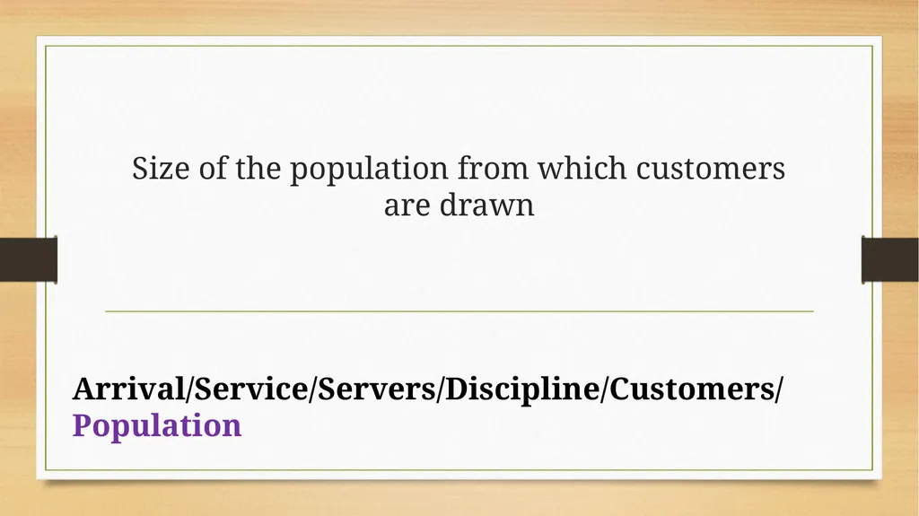 The Kendall–Lee Notation for Queuing Systems - slide 9 of 13