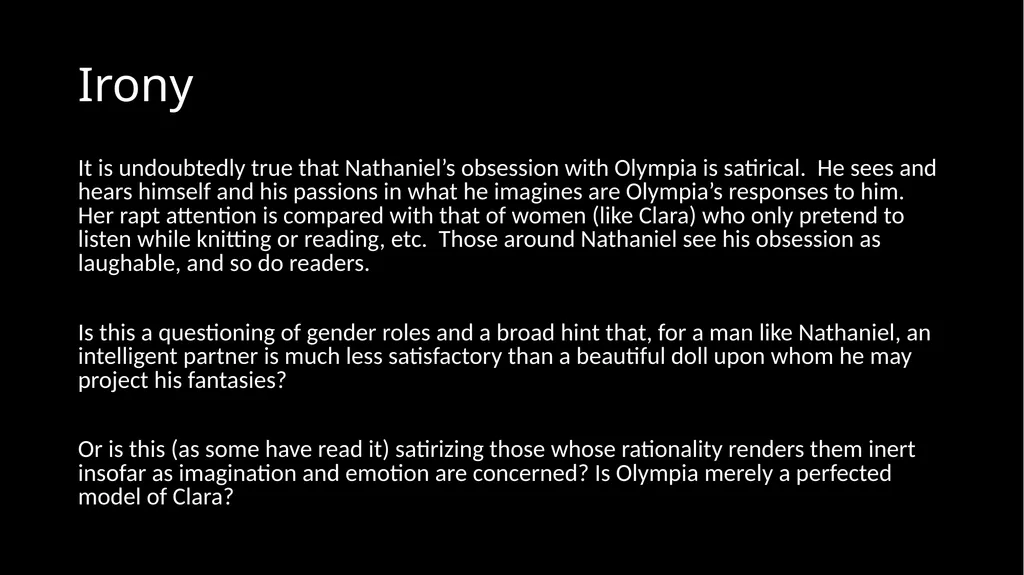 “The Sandman”, by E.T.A. Hoffmann Romance VS - slide 5 of 12